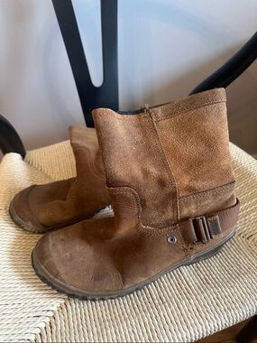 Sorel Suede Leather Ankle Boots